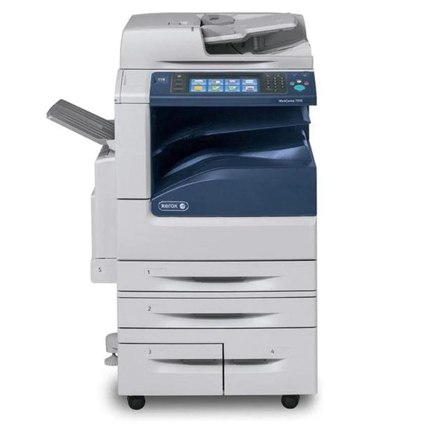 $94.99/mo. BRAND BEW Xerox WorkCentre EC7856 Duplex One-Pass Color Laser Multifunction Printer, Print/Scan/Copy/Email - 1200 x 2400 DPI 11x17, A3, 12x18, ledger, 300 GSM