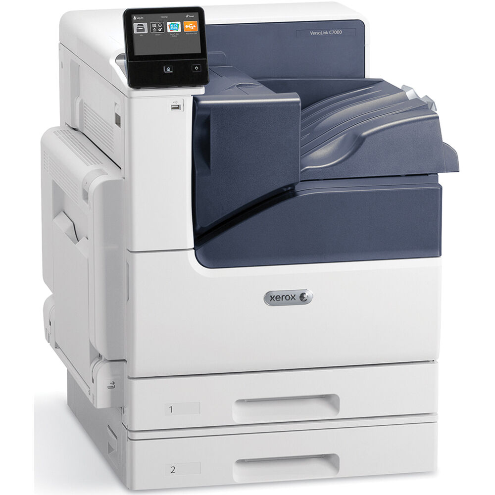 Xerox VersaLink Color C7000DN C7000/DN Duplex Laser Office Printer, 11x17 With Single Tray And Stand