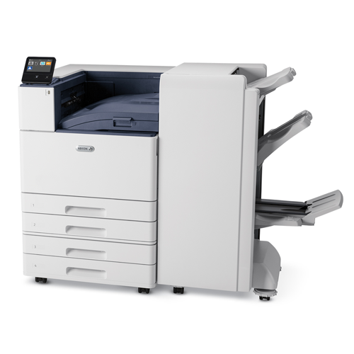Xerox VersaLink C8000DT C8000/DT Color Tabloid LED Laser Printer, 110 Volt, 2-Sided Printing With Two Trays And Booklet Maker Finisher