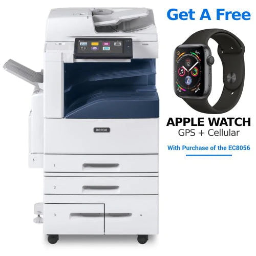XEROX ALL-INCLUSIVE EC8056 55 PPM Color Copier Laser Multifunction Photocopier Printer Scanner Tabloid A3, 11X17, 12x18, 300 GSM