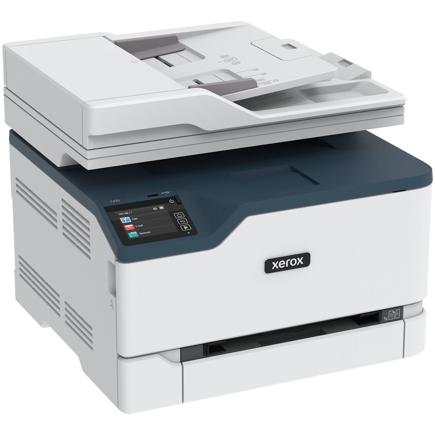 Absolute Toner $749/Month - Wireless Color Xerox C235 (C235/DNI) Multifunction Photocopier Printer Scanner With Letter/Legal, Automatic 2-Sided Print Showroom Color Copier