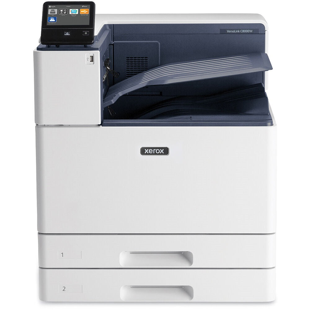 Xerox VersaLink C8000W Color Tabloid Laser LED Printer, 45PPM With Tandem Trays And Cabinet