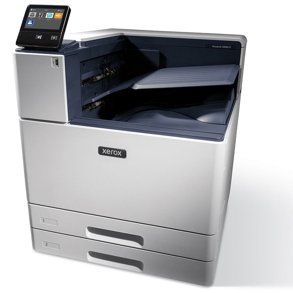 Xerox VersaLink C8000W Color Tabloid Laser LED Printer, 45PPM With Tandem Trays And Cabinet