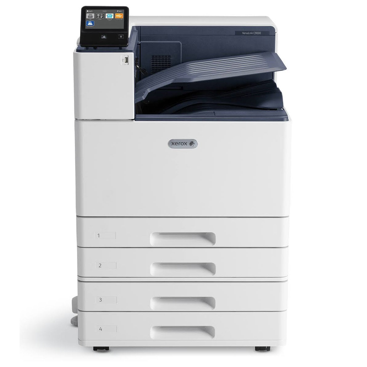 Xerox VersaLink C8000DT C8000/DT Color Tabloid LED Laser Printer, 110 Volt, 2-Sided Printing With Two Trays And Booklet Maker Finisher
