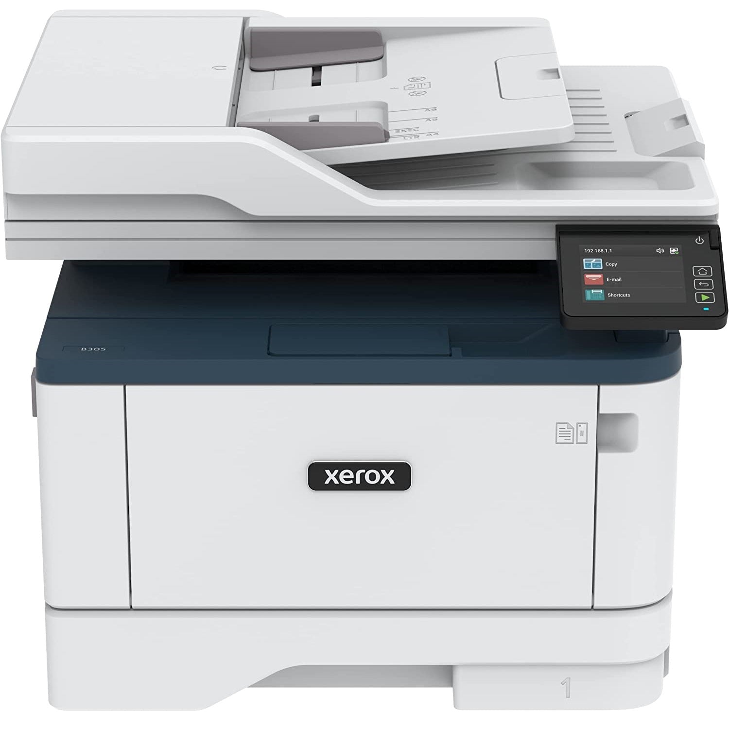 Xerox B305/DNI 40PPM Wireless Black and White Multifunction Laser Printer, Print/Scan/Copy - Capacity 350 sheets, A4/Legal